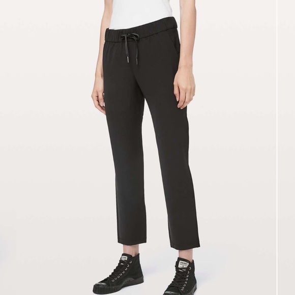 lululemon athletica Pants - Lululemon On The Fly Pant *Woven 27" Black size 10
